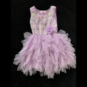 Girls Tutu Dress (Purple)